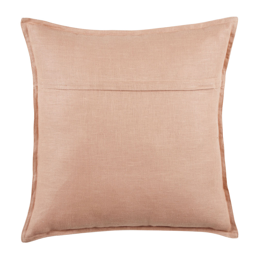 BOISROSE - Coussin en lin lavé vieux rose 45x45