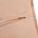 BOISROSE - Coussin en lin lavé vieux rose 45x45