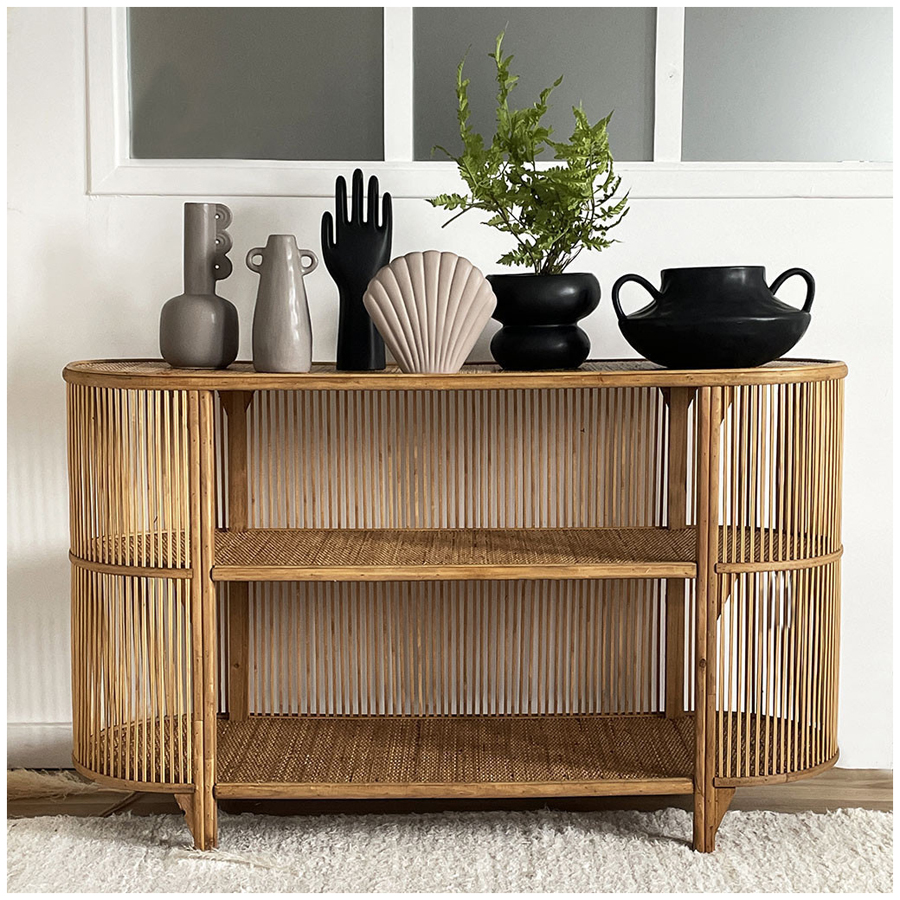 Coupe Organic en céramique noire avec un design sculptural et moderne, idéale pour une décoration intérieure élégante - Dakar, Sénégal