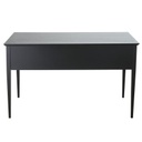 CAMBRONNE - Bureau 5 tiroirs noir mat