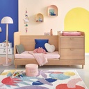 Étagères Wynwood, duo d’étagères modernes, coloris jaune et rose, idéales pour bureaux ou chambres, à Dakar, Sénégal