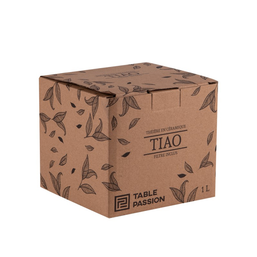 Boîte d'emballage de la théière Tiao, avec design naturel et capacité de 1L - Dakar, Sénégal