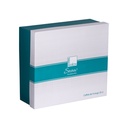 Boîte d'emballage du coffret Snow contenant 4 mugs en porcelaine fine de 35 cl - Dakar, Sénégal