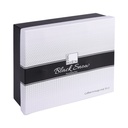 Boîte d'emballage du coffret Black Snow contenant 4 mugs noir mat en porcelaine fine de 35 cl - Dakar, Sénégal