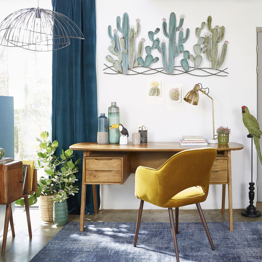 JANEIRO - Bureau vintage en manguier