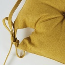 ROMMIE - Accessoire chaise en coton ocre, pratique et élégant, Dakar Sénégal