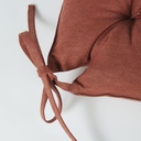 Galette de chaise terracotta ROMMIE en coton 40x40 à Dakar, Sénégal