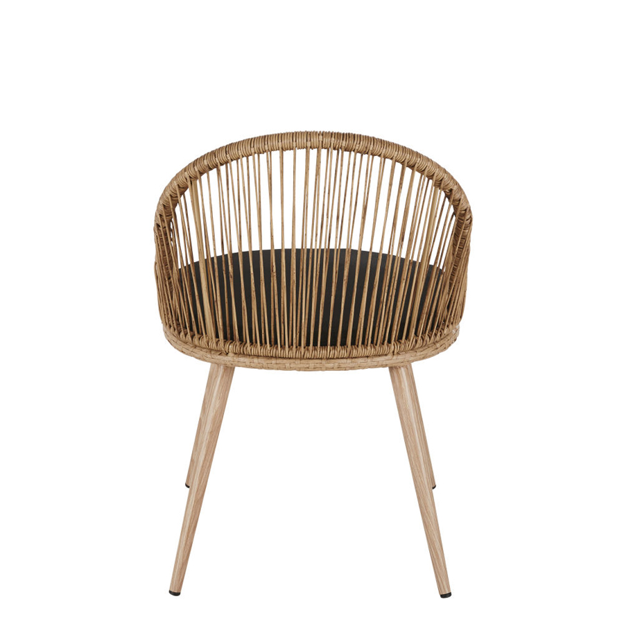 Mobilier extérieur design avec piètement imitation bois pour terrasses et jardins à Dakar, Sénégal