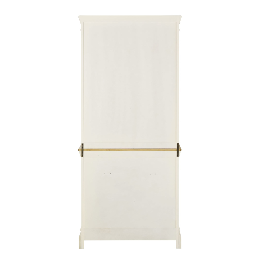 LÉONTINE - Vaisselier 2 portes crème