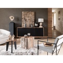 Buffet design Lenox, 3 portes, manguier massif et métal noir - Dakar, Sénégal