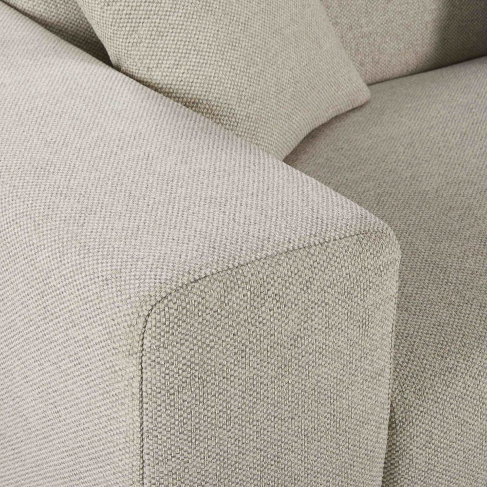Mobilier contemporain, canapé Tokyo gris clair, spacieux et confortable, Dakar, Sénégal