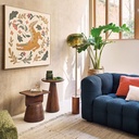 Mobilier design - Bout de canapé RONNIE robuste avec finition naturelle au Sénégal