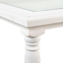 JOSÉPHINE - Table basse 2 tiroirs blanche