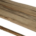 ARAMISSA - Banc en bois de chêne recyclé marron