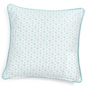 Housse de coussin IVY bleue 40x40 en coton à Dakar, Sénégal