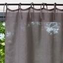 Rideau lin Anthracite 
