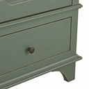 Armoire SELENA en bois kaki, 2 portes, 1 tiroir et étagères fixes, Dakar Sénégal