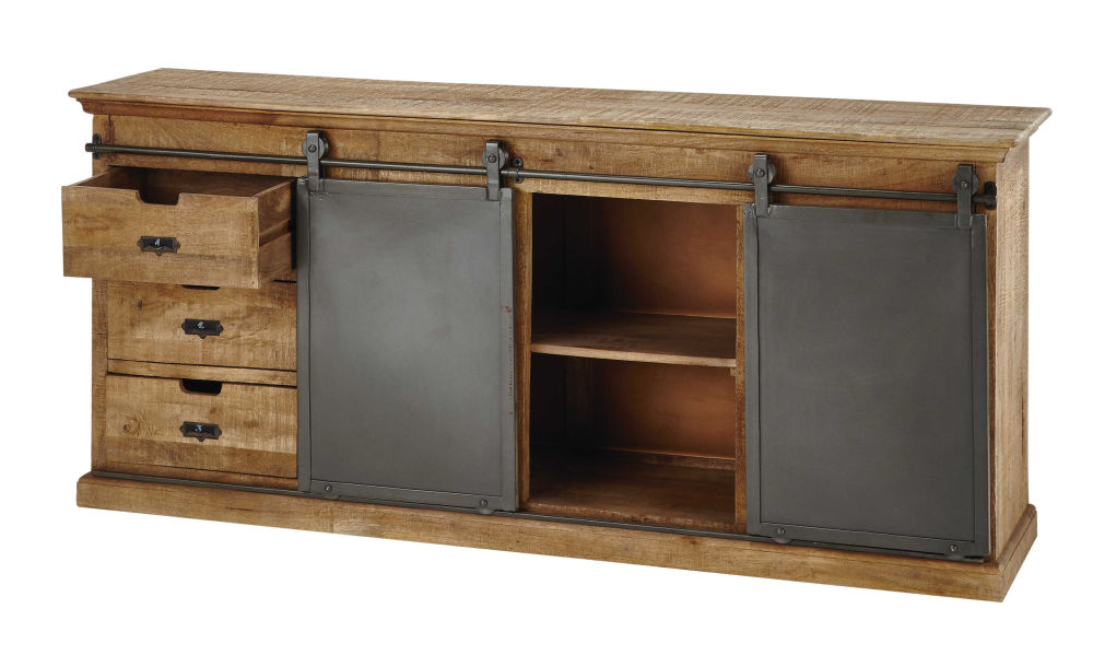 GERMAIN - Buffet en manguier massif