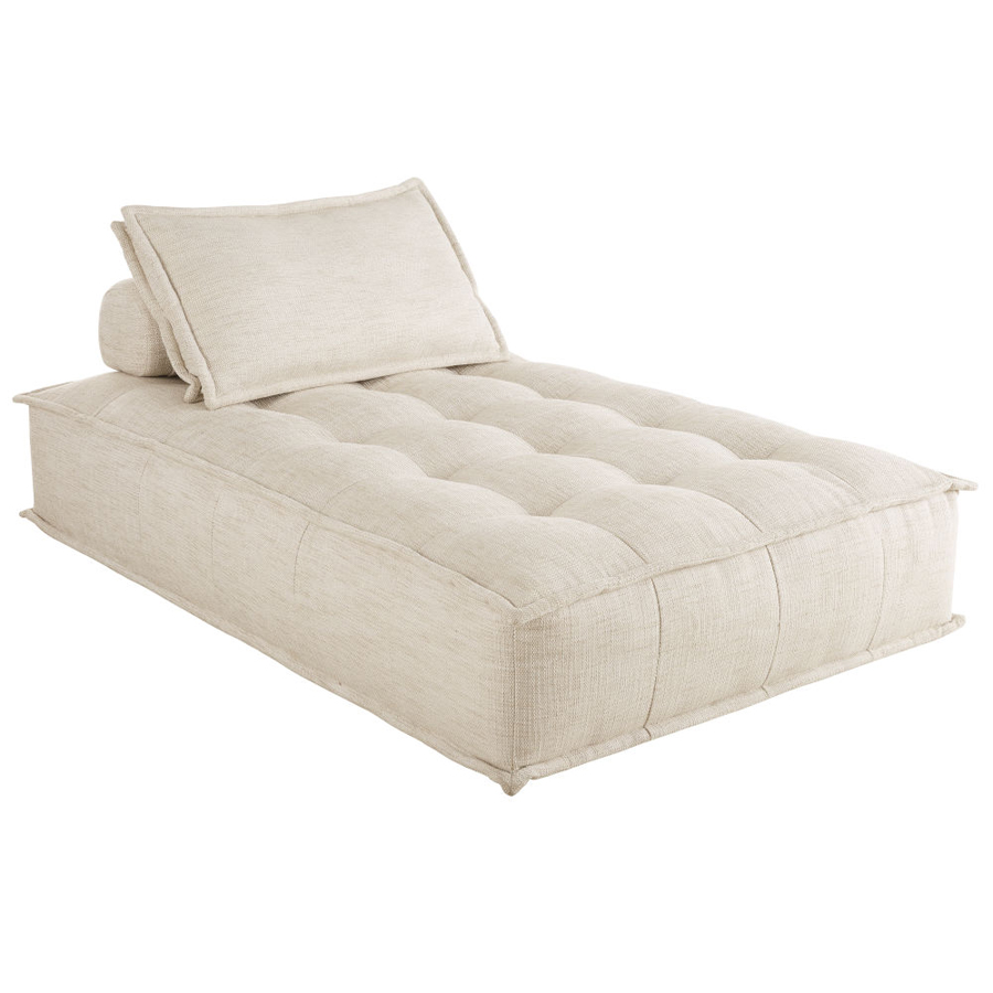 ELEMENTARY - Méridienne pour canapé modulable beige sable