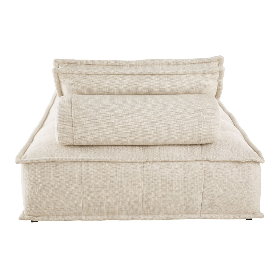 ELEMENTARY - Méridienne pour canapé modulable beige sable