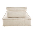ELEMENTARY - Méridienne pour canapé modulable beige sable