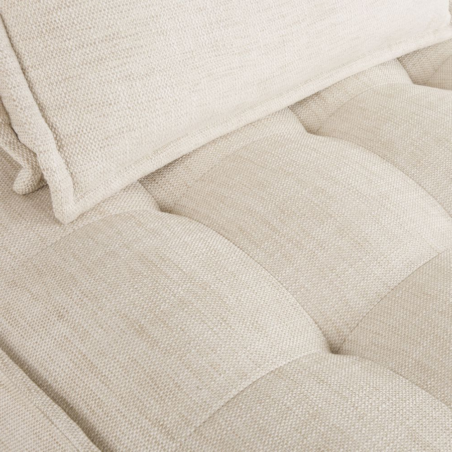 ELEMENTARY - Méridienne pour canapé modulable beige sable