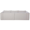 Canapé Falkor 3 places éco-conçu gris clair chiné, style moderne à Dakar, Sénégal