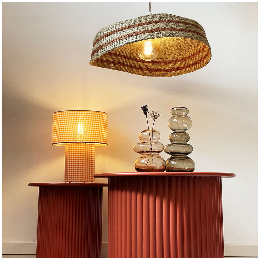 ZEN - Vase GM en verre ambre
