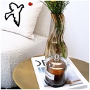 GEORGE - Vase en verre beige