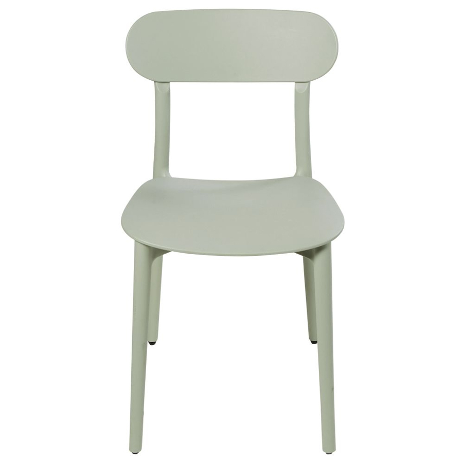 Chaise Eve en polypropylène vert, parfaite pour intérieur ou extérieur, disponible à Dakar, Sénégal