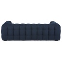 Canapé nuage Lilo, 3/4 places en tissu bouclette bleu nuit, design moderne, disponible à Dakar, Sénégal