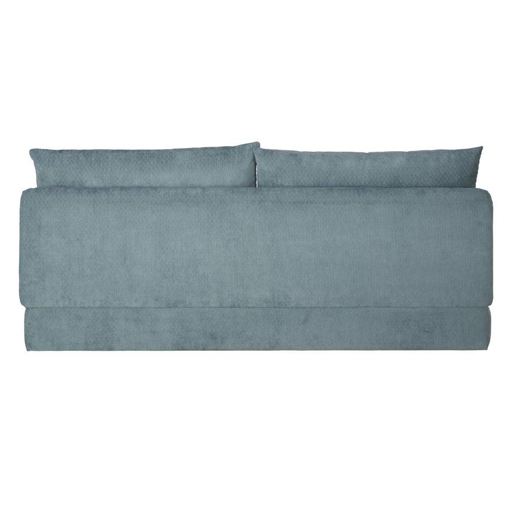 Canapé Clio, 2/3 places, finition en tissu bleu canard élégant, parfait pour salons modernes, à Dakar, Sénégal