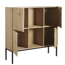 Buffet haut Magnus , 4 portes en chêne massif, parfait pour une décoration intemporelle, disponible à Dakar, Sénégal