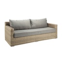 Canapé de jardin St Raphaël , 3 places en résine tressée, parfait pour les espaces extérieurs, disponible à Dakar, Sénégal