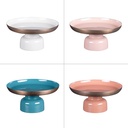 Coupe Venizia en métal dans quatre coloris différents (blanc, rose, bleu, et corail) - Dakar, Sénégal.