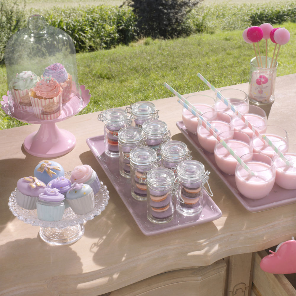 Lot de 12 pailles rayées en papier, couleurs pastel bleu, rose et vert dans un emballage transparent - Dakar, Sénégal