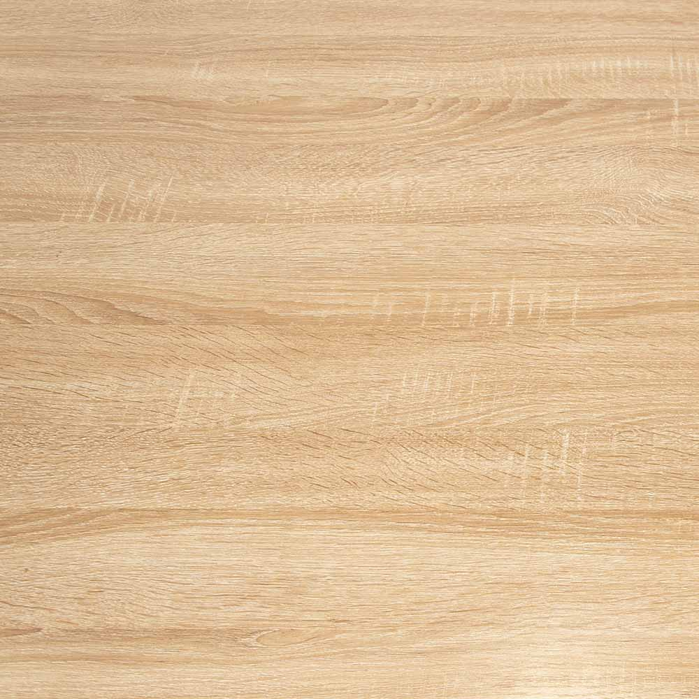 BADUS - Table à manger rectangle avec pieds en bois et structure métal noir, Dakar Sénégal