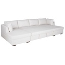 Canapé panoramique TIMES SQUARE beige convertible 7 places à Dakar, Sénégal.