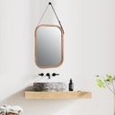 ELIJA - Miroir bamboo 33x40,5cm