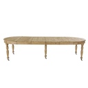 Table à manger design Provence, extensible, pin recyclé, 125/325 cm - Dakar, Sénégal