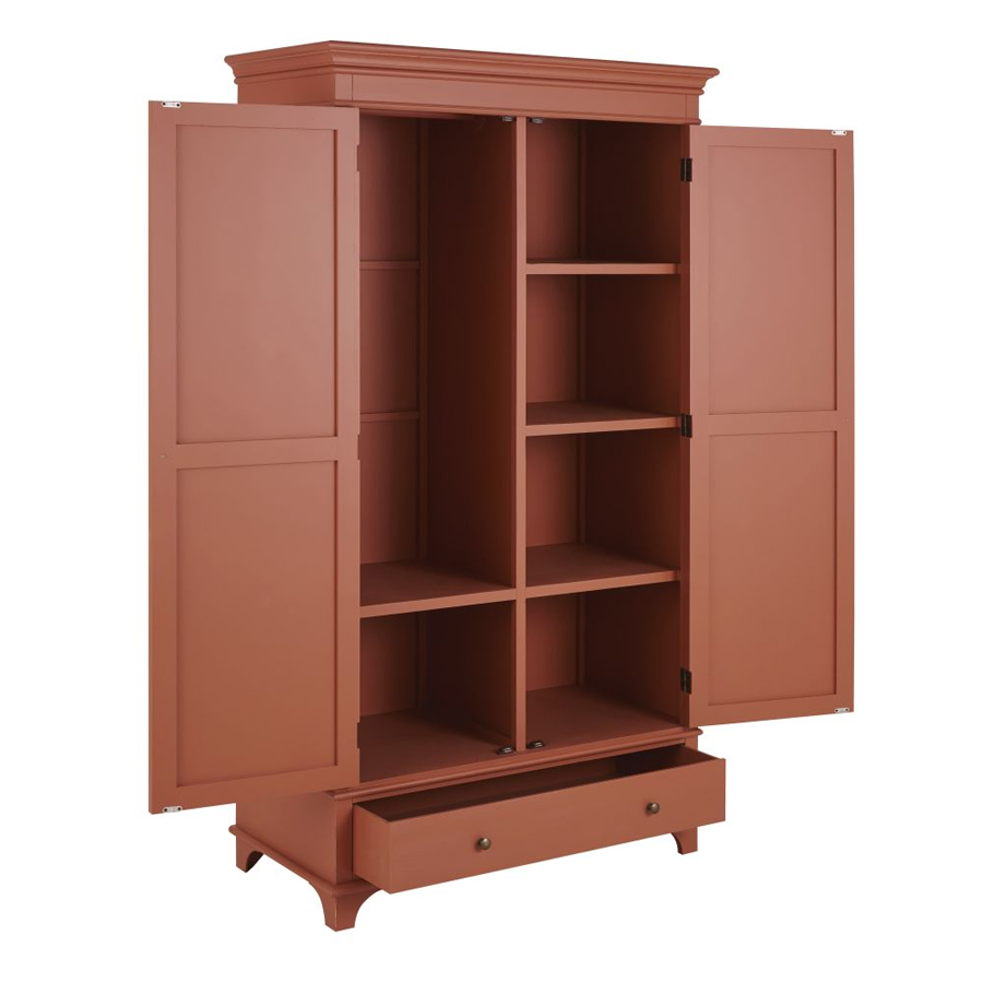 Armoire SELENA 2 portes battantes terracotta avec tiroir - Dakar, Sénégal