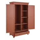 Armoire SELENA 2 portes battantes terracotta avec tiroir - Dakar, Sénégal