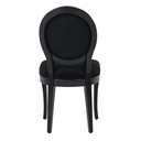 Mobilier design Joséphine en velours noir élégant à Dakar, Sénégal