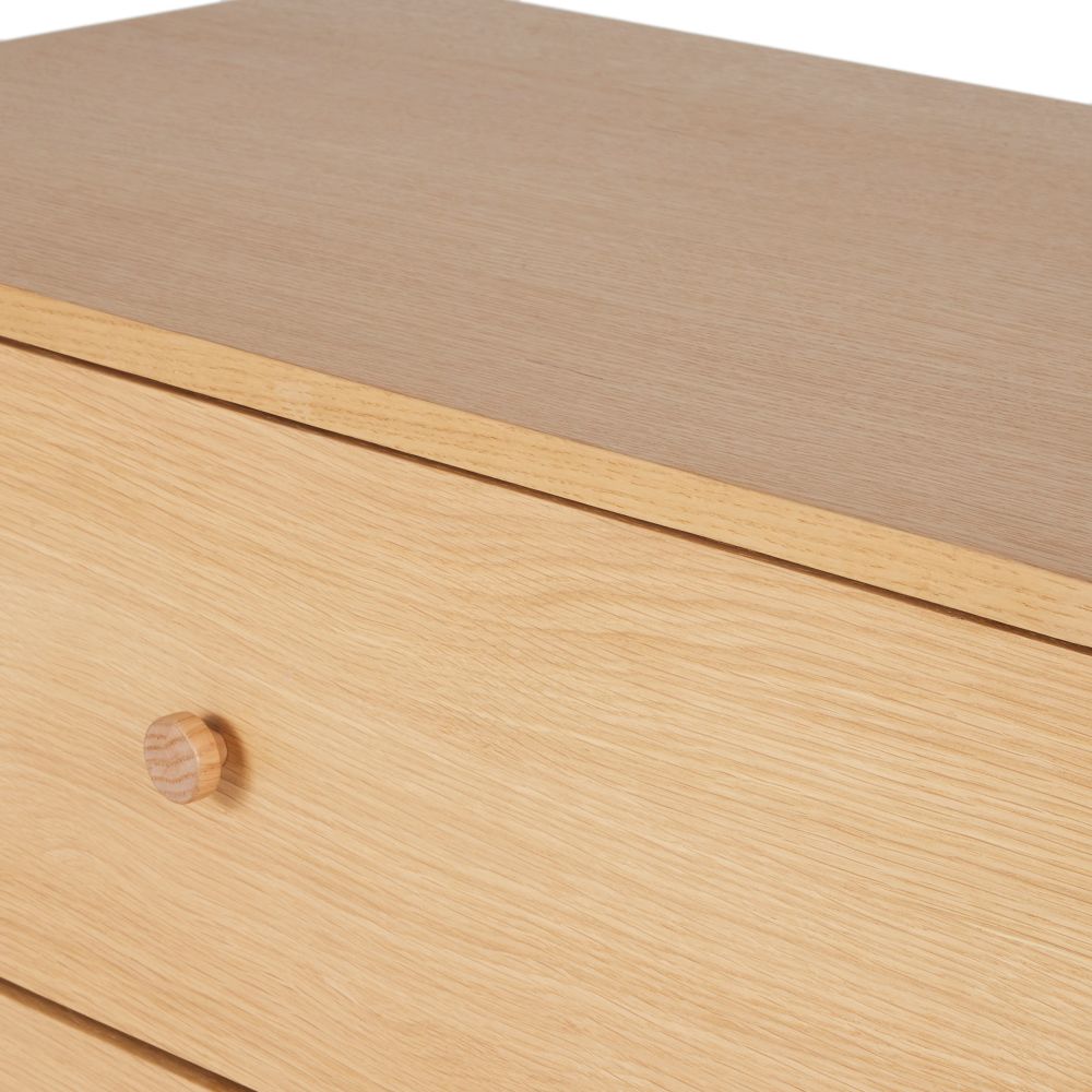 Commode Polari 3 tiroirs en chêne