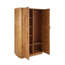 Armoire Aureus en bois de manguier et métal doré élégante - Dakar, Sénégal