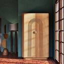 Aureus armoire design en bois et métal doré pour chambre - Dakar, Sénégal