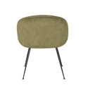 Fauteuil confortable Kyss en velours vert avec pieds robustes - Dakar, Sénégal