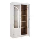 Vitrine Sainte Maxime 4 portes blanche