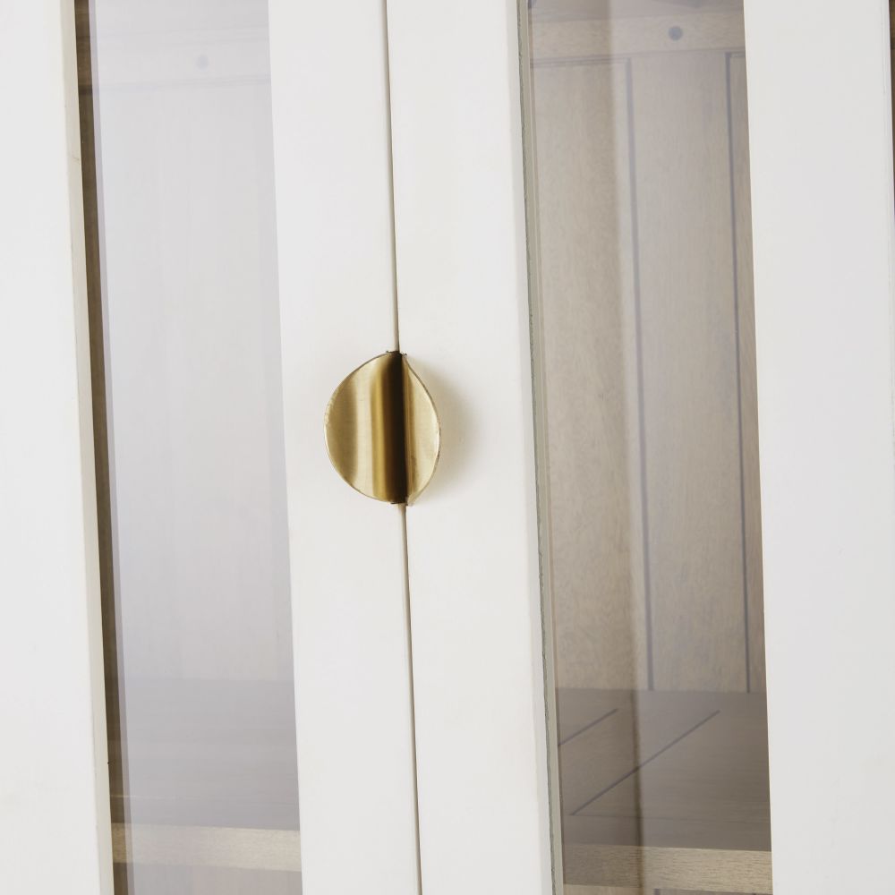 Vitrine Sainte Maxime 4 portes blanche