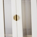 Vitrine Sainte Maxime 4 portes blanche